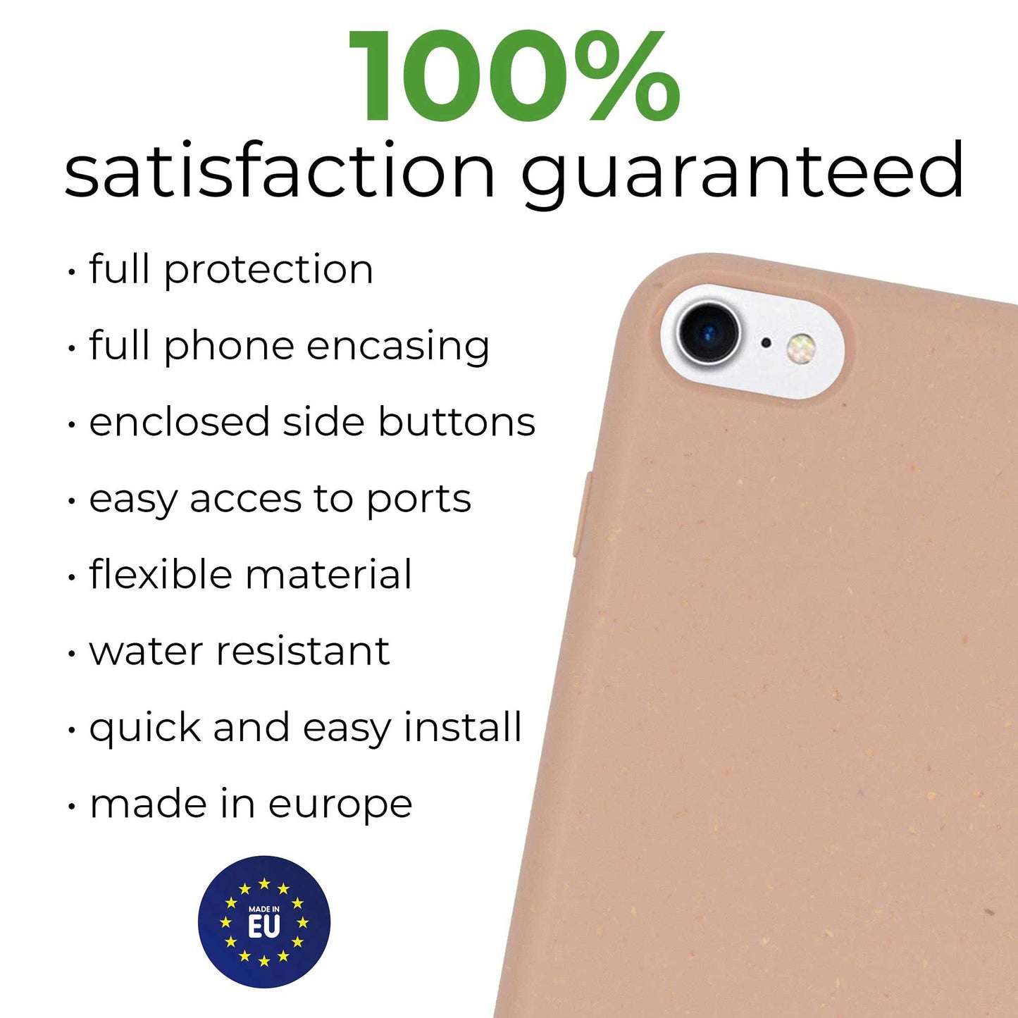 Biodegradable Phone Case - Pink